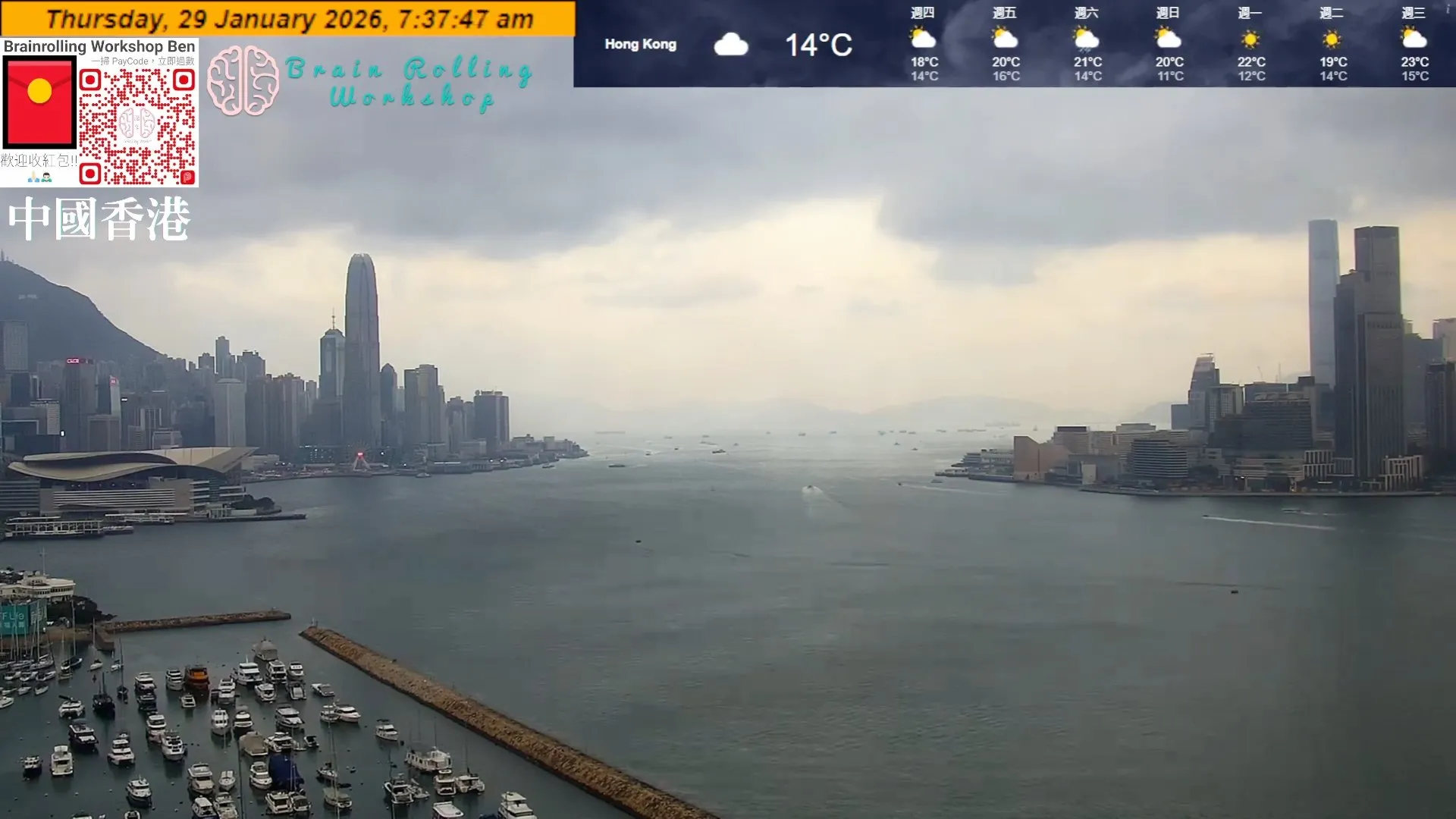 City Skyline View - Hong Kong, China
